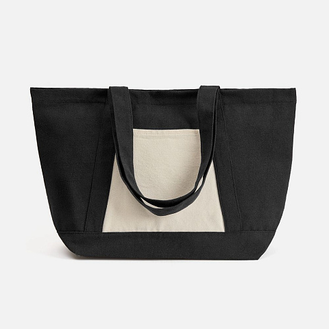 Шопер Shophop, черный с неокрашенным - рис 3.