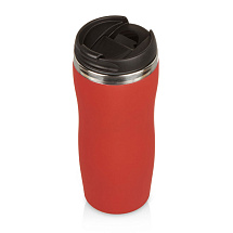 Термокружка Double wall mug C1, soft touch, 350 мл, красный (Р)