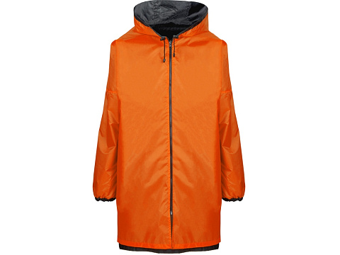 Дождевик Bi-color унисекс, оранжевый/черный - рис 4.