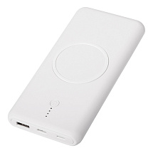 Внешний беспроводной аккумулятор c QC/PD Reload, 10000 mAh, белый (Р)