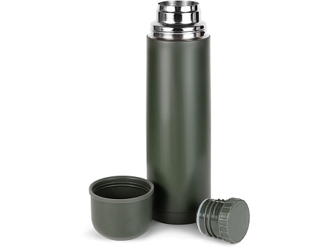 Термос Relaxika 101 (1 литр), хаки (без лого) - рис 6.