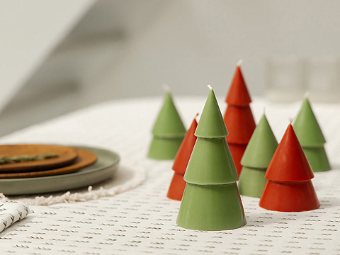 Orginal Home рождественская елочная свеча матча - M - Красный - рис 3.