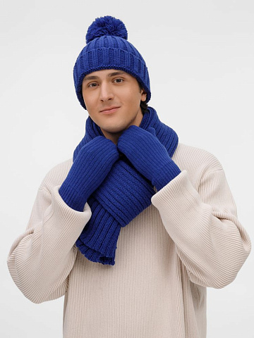 Варежки HappyGo, синие - рис 4.