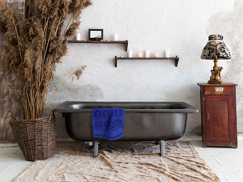 Полотенце Velin, среднее, синее - рис 6.