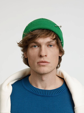 Шапка Pricker, ярко-зеленая - рис 8.