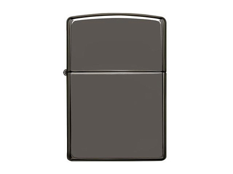 Зажигалка ZIPPO Classic с покрытием Black Ice, латунь/сталь, чёрная, глянцевая, 38x13x57 мм - рис 3.