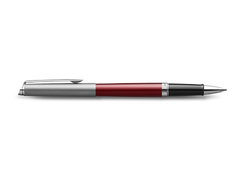 Ручка роллер Waterman Hemisphere Entry Point Stainless Steel with Red Lacquer в подарочной упаковке - рис 4.