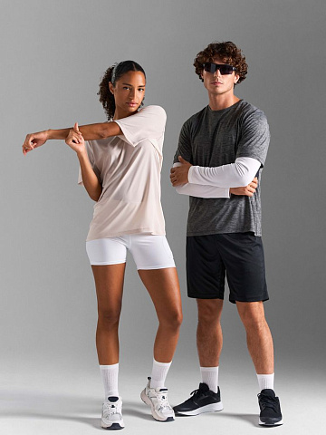 Футболка спортивная унисекс Storm, белая - рис 10.