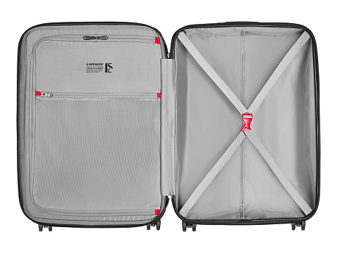 Чемодан WENGER Prymo, чёрный, средний, 45х65х26 см, 59 л, ABS+PC - рис 6.
