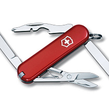 Нож-брелок VICTORINOX Rambler, 58 мм, 10 функций, красный