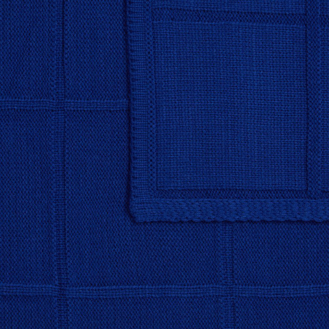 Плед Chainfield, темно-синий (кобальт) - рис 4.