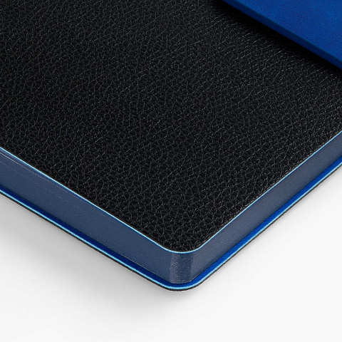 Ежедневник Boom, недатированный, черный c ярко-синий - рис 6.