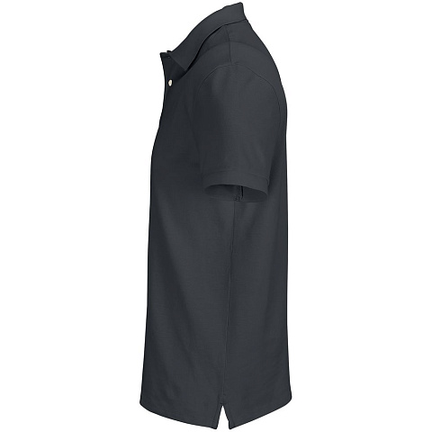 Рубашка поло унисекс Pacific, темно-серая (графит) - рис 4.