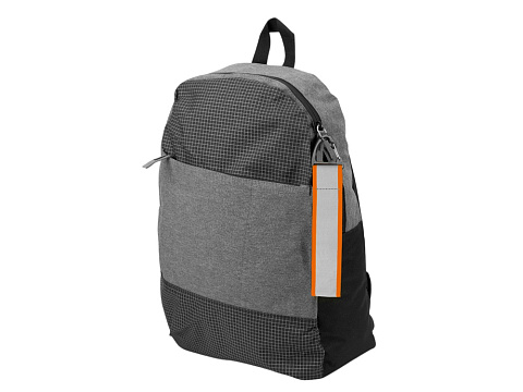 Светоотражающий брелок Reflector, серебристый/неоновый оранжевый - рис 3.