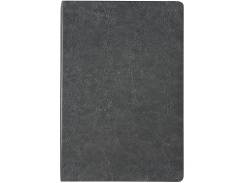 Ежедневник недатированный А5 Megapolis Nebraska Flex, серый с золотым обрезом (Р) - рис 2.