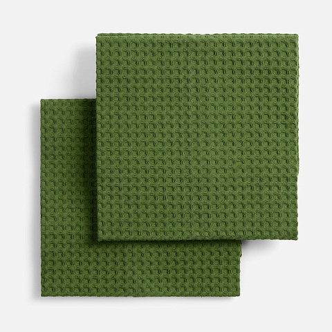 Набор кухонных полотенец Good Wipe, зеленый - рис 3.