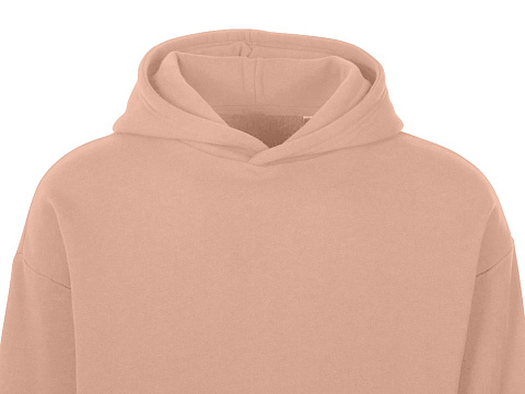 Толстовка с капюшоном оверсайз Berlin унисекс, лосось - рис 11.