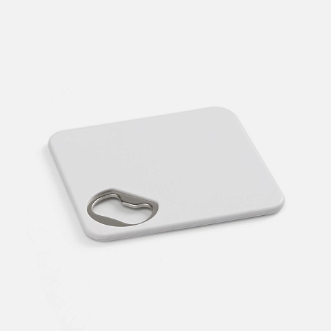 Костер с открывашкой для бутылок Bartender, ver.2, белый - рис 2.