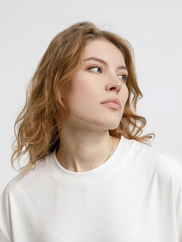 Футболка оверсайз унисекс Lavinia, белая - рис 7.