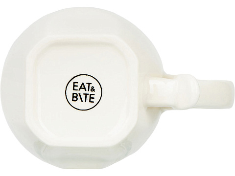 Чайная пара с бамбуковым блюдцем Deny, белый - рис 4.