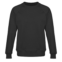 Свитшот оверсайз с рукавом реглан Belgrade, унисекс, черный