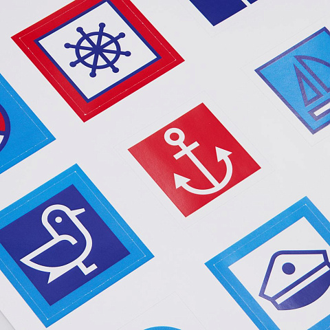 Стикерпак бумажный Industry, море - рис 3.