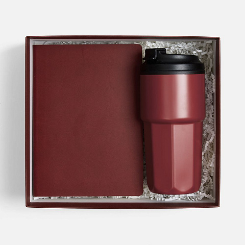 Коробка Recollection, бордовая - рис 4.