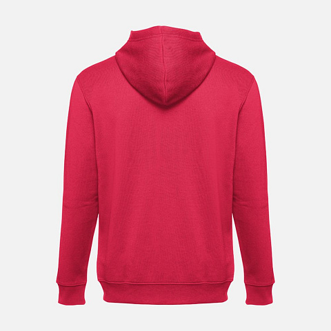 Толстовка мужская на молнии с капюшоном Amsterdam, красная - рис 5.