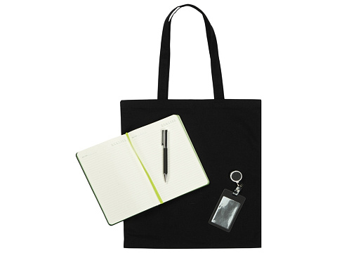 Welcome pack Favorite Boss, черный/зеленое яблоко - рис 2.