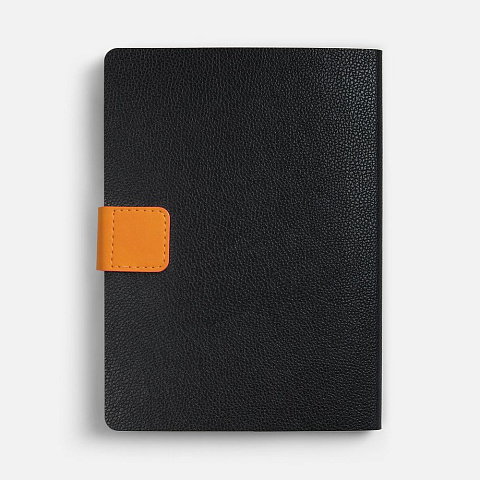 Ежедневник Boom, недатированный, черный с оранжевым - рис 4.