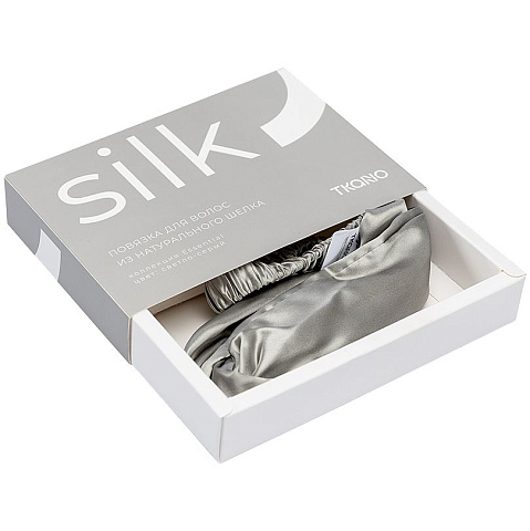 Повязка для волос Essential, светло-серая - рис 5.