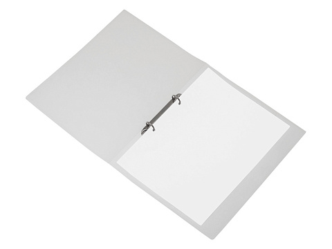 Папка пластиковая с 2 кольцами, прозрачный - рис 6.