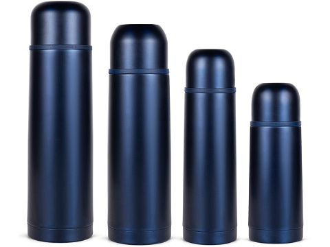 Термос Relaxika 101 (0,75 литра), темно-синий (без лого) - рис 9.