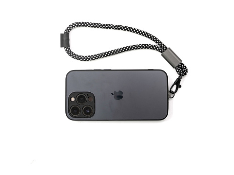 Ремешок-держатель для телефона на запястье Lany Wristband Eco, серый - рис 6.