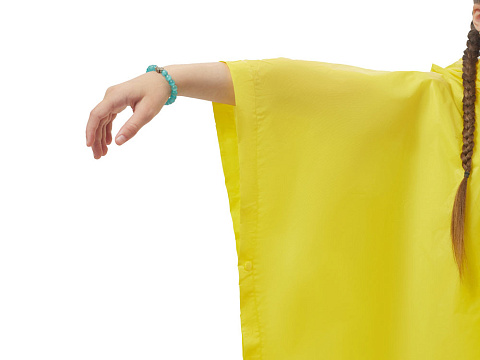 Пончо Hawaii c чехлом детский, желтый - рис 5.