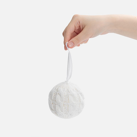 Вязаный шарик «Магия зимы» - рис 3.