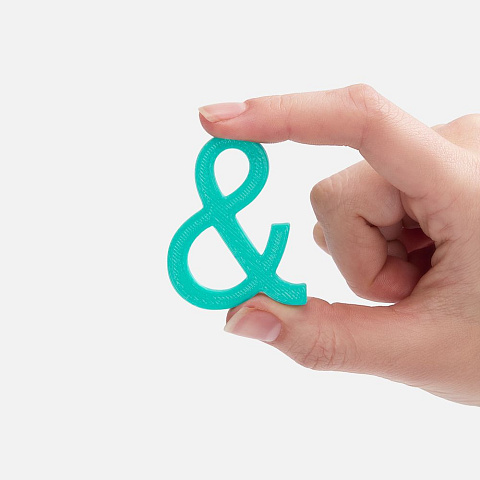 Подвеска Symbol, 3D-печать на заказ, амперсанд - рис 3.