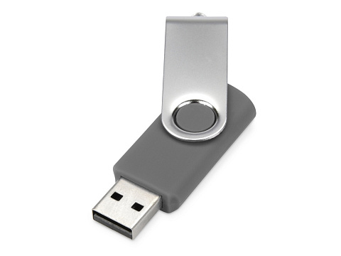 Флеш-карта USB 2.0 8 Gb «Квебек», серый - рис 2.