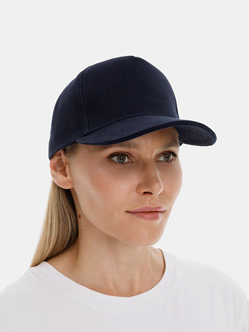 Бейсболка Classic 2.0, темно-синяя - рис 7.