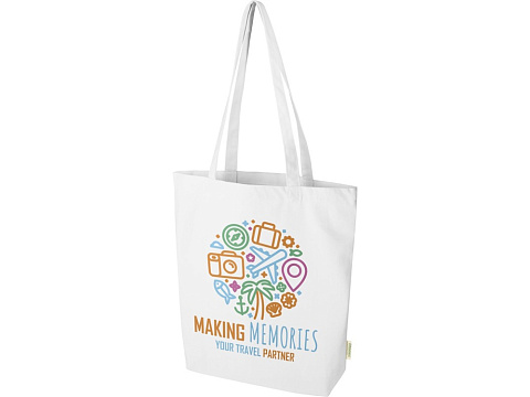 Orissa эко-сумка из органического материала GOTS, плотностью 270 г/м² - Белый - рис 6.