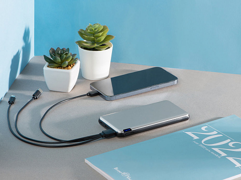 Внешний аккумулятор Forge, Evolt, металл, 10000mah, белый (P) - рис 10.