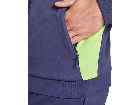 Спортивная куртка Leros унисекс, папоротниковый/синий нэйви - рис 8.