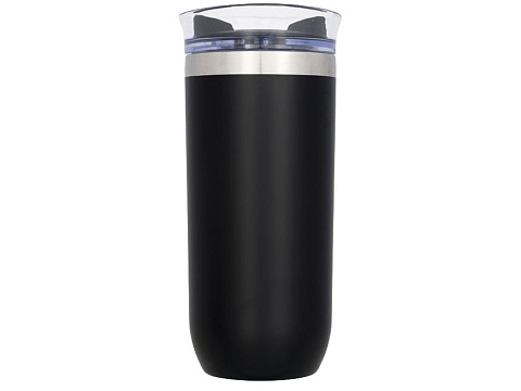 Вакуумная герметичная термокружка Twist, черный - рис 4.