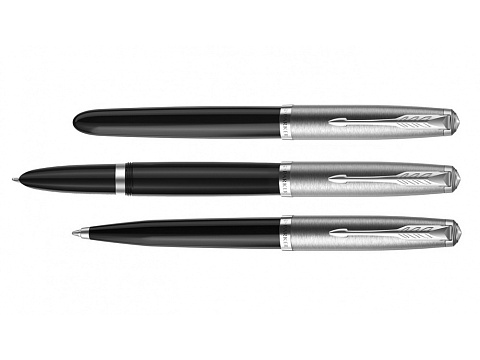 Перьевая ручка Parker 51 CORE BLACK CT, перо: F, цвет чернил: black, в подарочной упаковке. - рис 5.