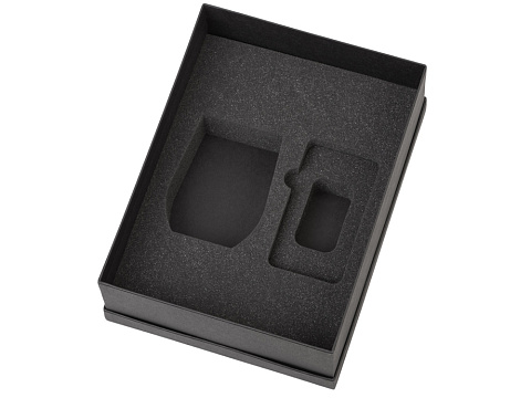 Подарочный набор с термокружкой и повербанком С2, 10000 mAh, фиолетовый - рис 3.