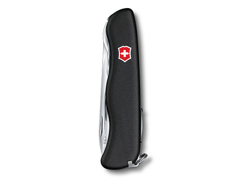 Нож перочинный VICTORINOX Picknicker, 111 мм, 11 функций, с фиксатором лезвия, чёрный - рис 2.