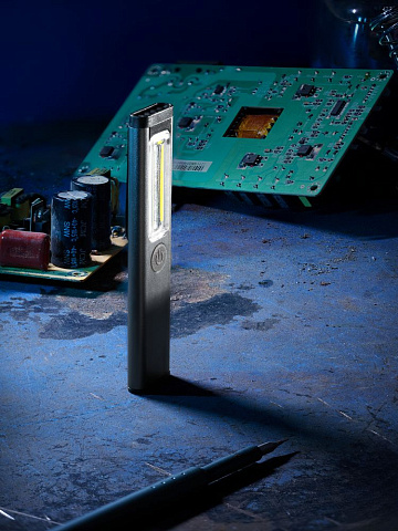 Фонарик-факел аккумуляторный Wallis, ver.2, черный - рис 7.