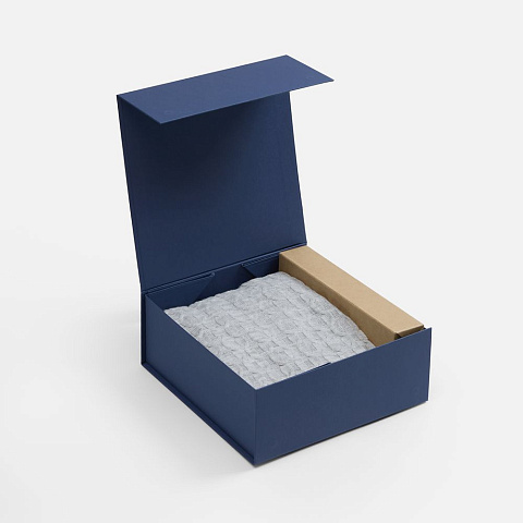 Коробка складная Quadra Fold, темно-синяя - рис 5.