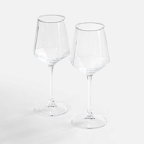Набор из 2 бокалов для вина Fasetti - рис 3.