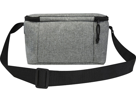 Tundra сумка-холодильник на 6 банок из переработанного РЕТ-пластика - Серый яркий - рис 3.